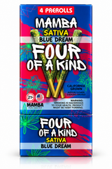 Mamba Four of a Kind 4ct 2g THC-A Pre Rolls 10ct Display