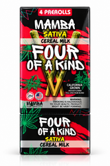Mamba Four of a Kind 4ct 2g THC-A Pre Rolls 10ct Display