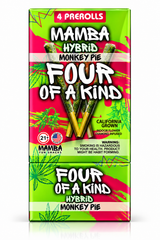 Mamba Four of a Kind 4ct 2g THC-A Pre Rolls 10ct Display