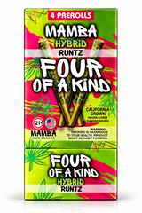 Mamba Four of a Kind 4ct 2g THC-A Pre Rolls 10ct Display
