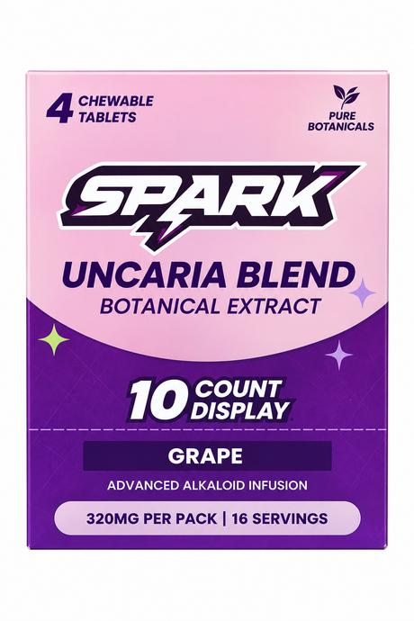 SPARK Uncaria Blend Botanical Extract Chewable Tablets – 10 Count Display