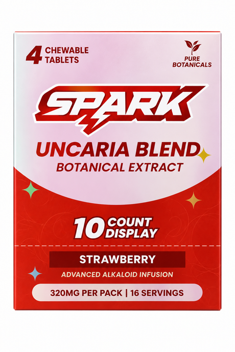 SPARK Uncaria Blend Botanical Extract Chewable Tablets – 10 Count Display