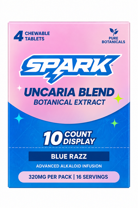 SPARK Uncaria Blend Botanical Extract Chewable Tablets – 10 Count Display