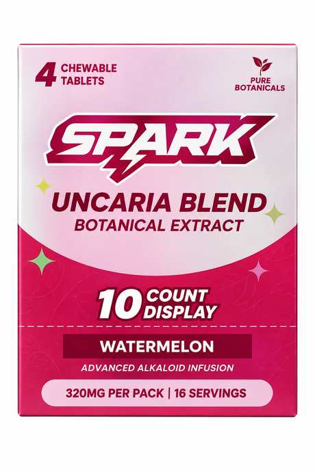 SPARK Uncaria Blend Botanical Extract Chewable Tablets – 10 Count Display