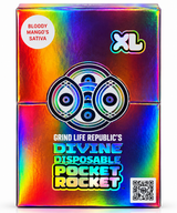 XL Divine Disposable Pocket Rocket 2G 10 count display  – 3 Flavor Collection