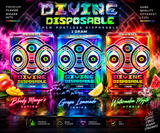 Divine Disposable 1G – 3 Flavor Collection 10 count display
