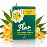 FLWR Bar 3G Live Rosin Blend — 5 Count Display
