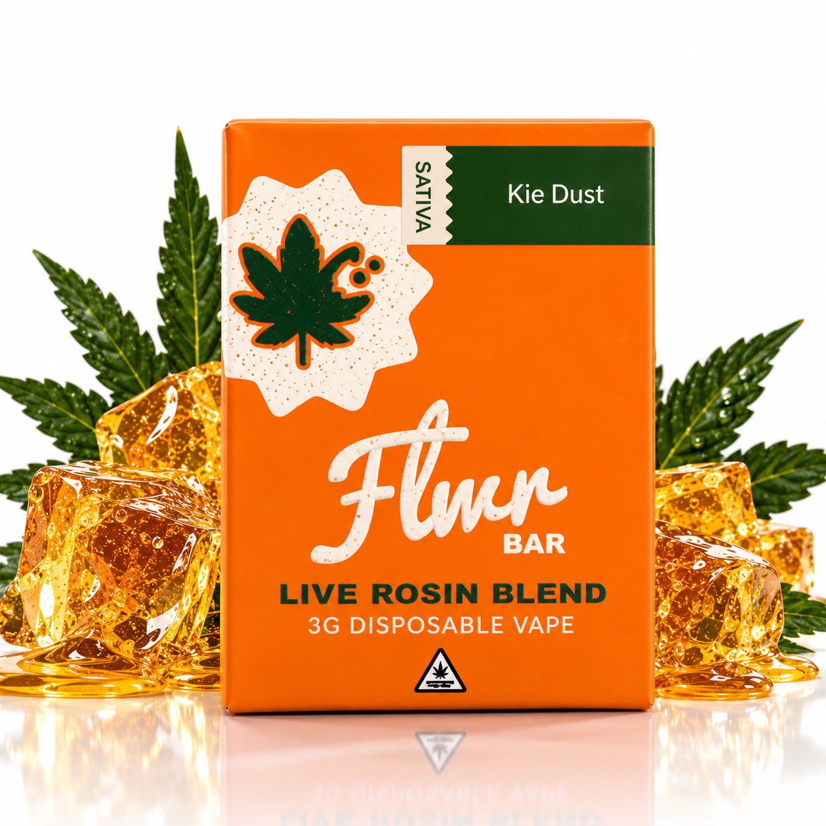 FLWR Bar 3G Live Rosin Blend — 5 Count Display