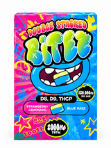 Double-Stacked BITEZ 2000mg  Delta-9 + THCP Gummies 60ct Display
