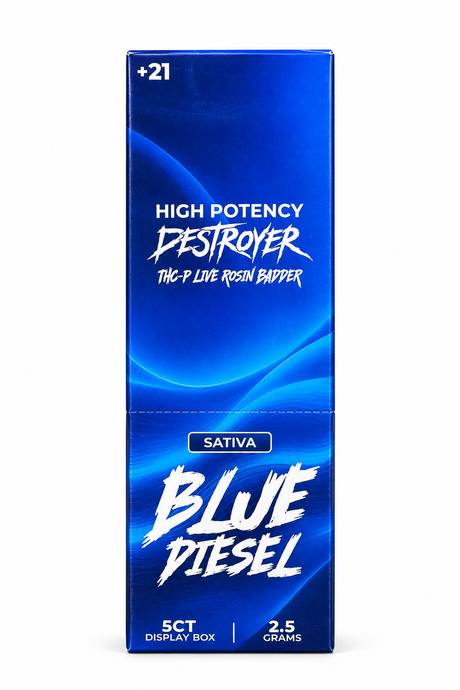 DESTROYER 2.5g THC-P Live Resin Dab Badder 5ct Display