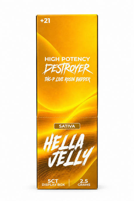DESTROYER 2.5g THC-P Live Resin Dab Badder 5ct Display