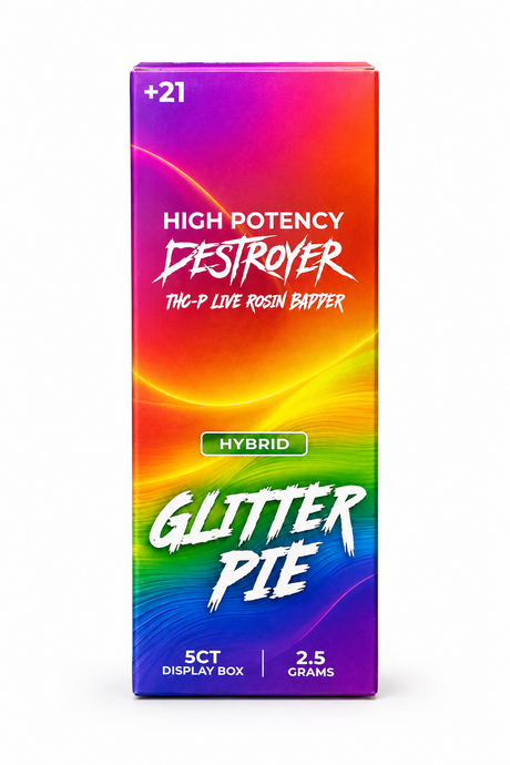 DESTROYER 2.5g THC-P Live Resin Dab Badder 5ct Display