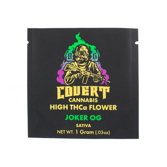 Covert High THCa Flower – 1 Gram 50ct Jar