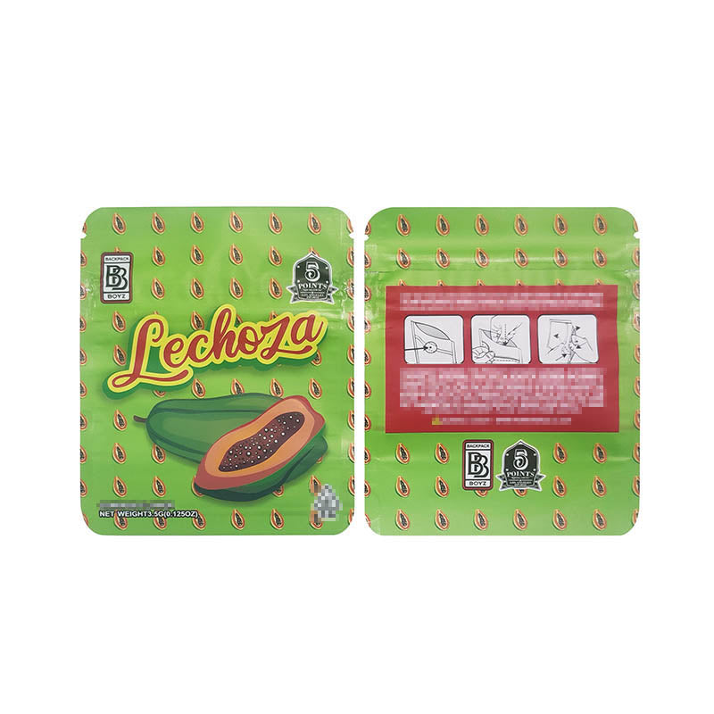 Smell Proof Mylar Bag 3.5g Lychee 100ct