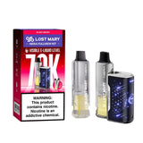 Lost Mary Nera Fullview 70K Disposable 5% Refillable Pod KIT 5ct Display
