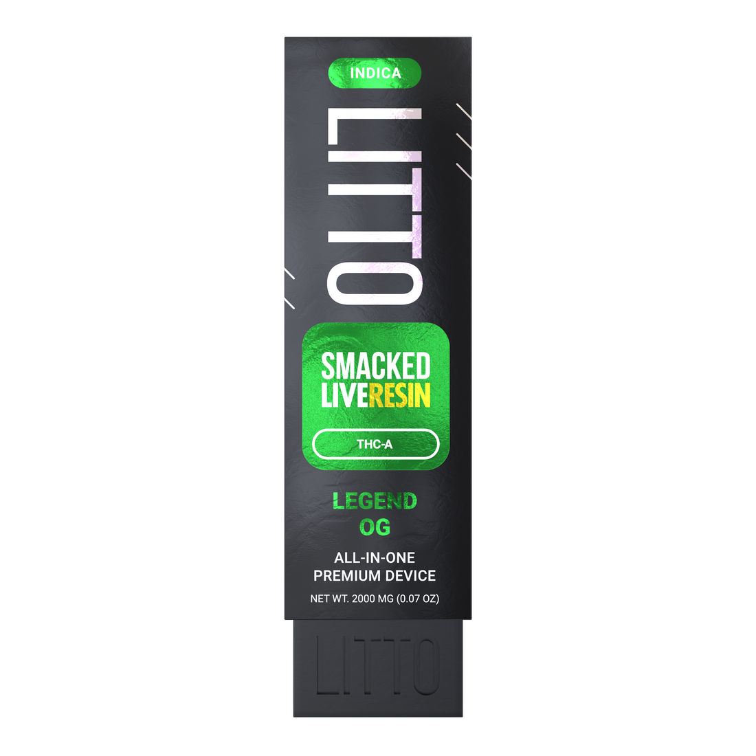 Litto Smacked THC-A Live Resin 2g Disposable 5ct