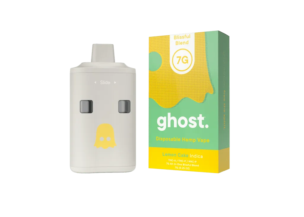 Ghost 7g Blissful Blend THC-A, THC-P, HHC-P Disposable 5ct Display