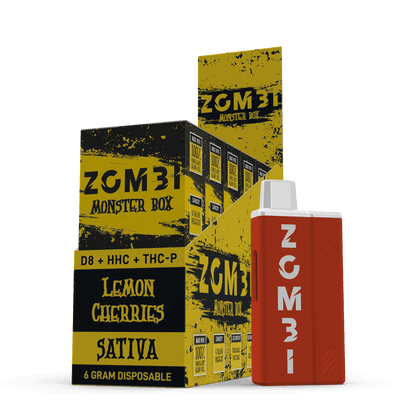 Zombi Monster Box Blends Delta-8 + HHC + THC-P Disposable 5ct Box