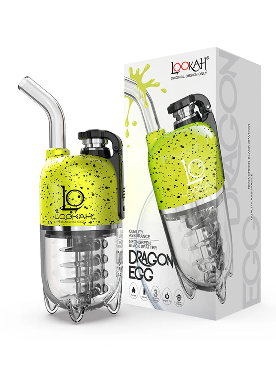 LOOKAH Dragon Egg 950mAh Portable Handheld E-Rig Bubbler Spatter Edition
