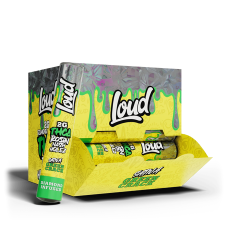 Loud THCA Rosin Hash Holez 2g Pre-Roll 20ct Display