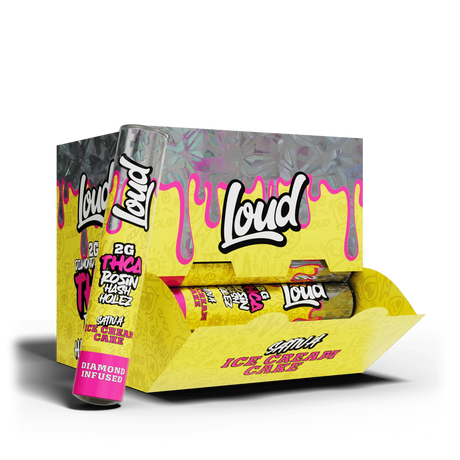 Loud THCA Rosin Hash Holez 2g Pre-Roll 20ct Display