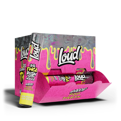 Loud THCA Rosin Hash Holez 2g Pre-Roll 20ct Display