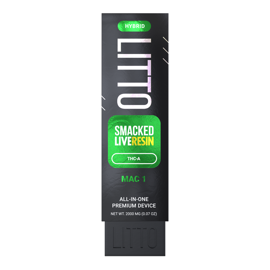 Litto Smacked THC-A Live Resin 2g Disposable 5ct