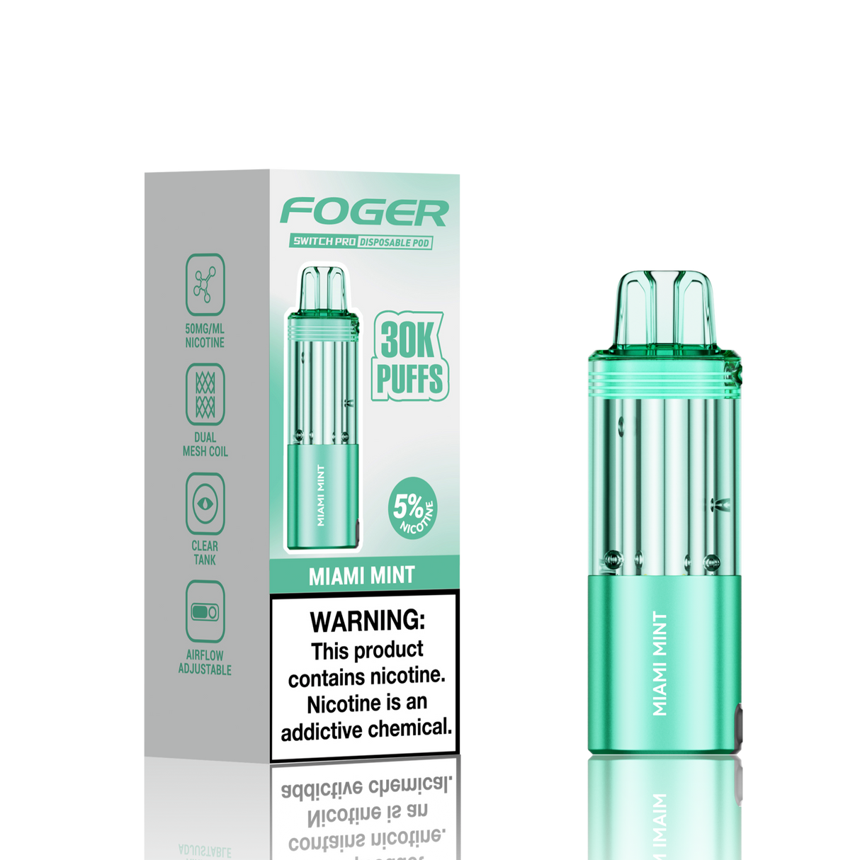 Foger Switch Pro 30K Disposable POD 5ct Display