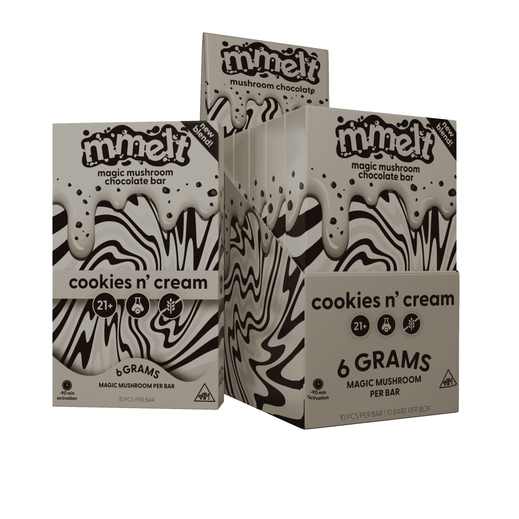 Mmelt 6g Mushroom Chocolate Bars