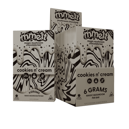 Mmelt 6g Mushroom Chocolate Bars