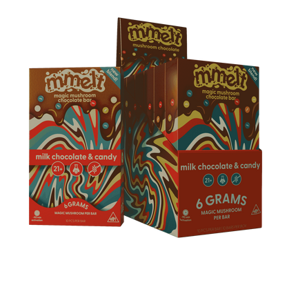 Mmelt 6g Mushroom Chocolate Bars