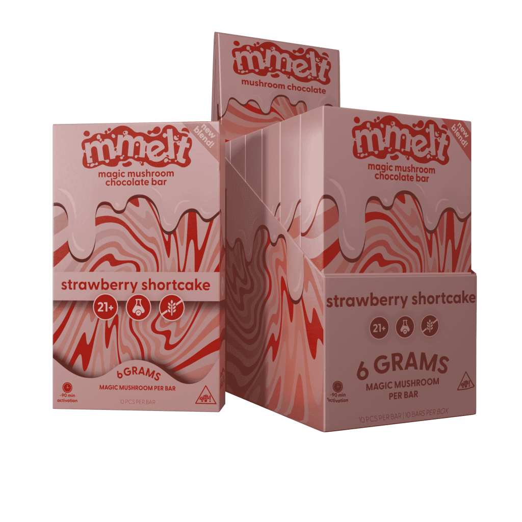 Mmelt 6g Mushroom Chocolate Bars