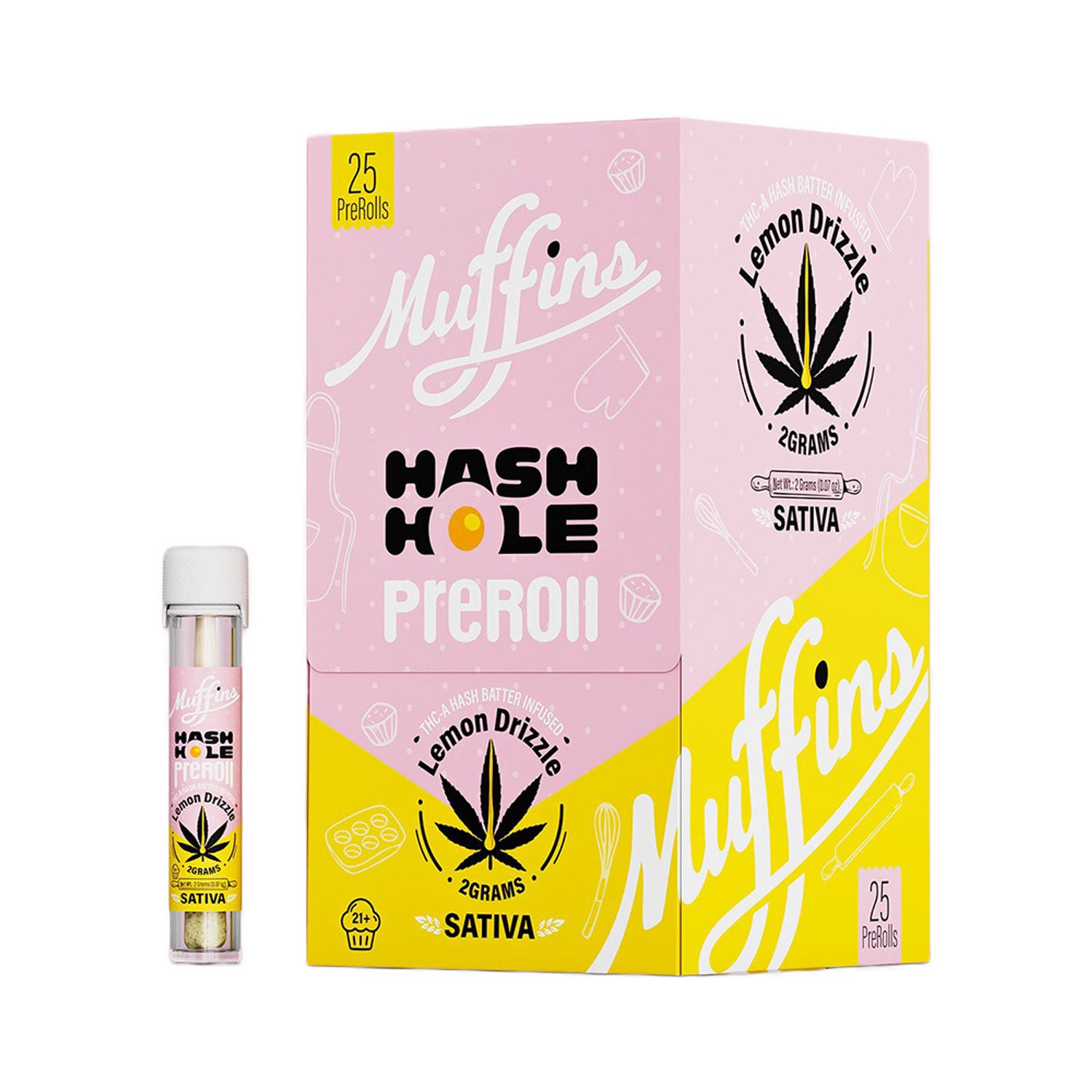Muffins 2g THCA Hash Holes 25ct Display