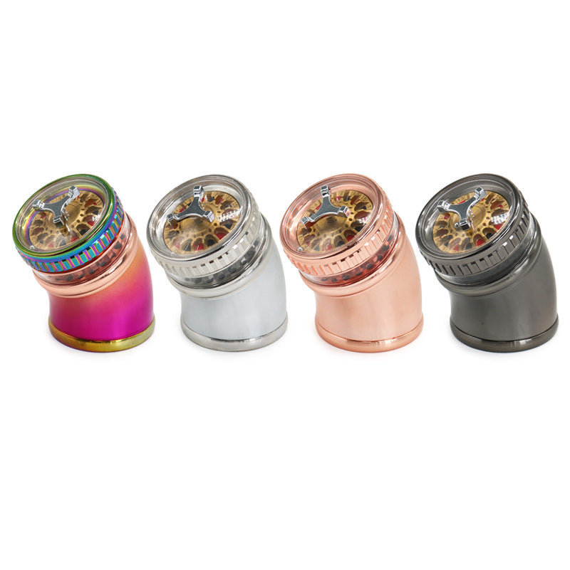 Aluminum 73MM BlackJack Curved Grinder 6ct Display