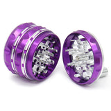 Aluminum 63MM Hand Crank Grinder 6ct Display