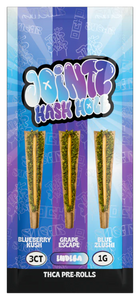 Jointz Hash Hole 1g THC-A 3ct Pre Rolls 10ct Box Display