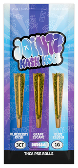 Jointz Hash Hole 1g THC-A 3ct Pre Rolls 10ct Box Display