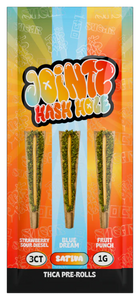 Jointz Hash Hole 1g THC-A 3ct Pre Rolls 10ct Box Display