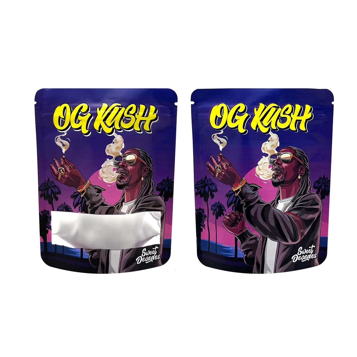 Smell Proof Mylar Bag 3.5g OG Kush 100ct