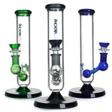 PHX704 Phoenix Star Glass Straight Tube 9in Water Pipe