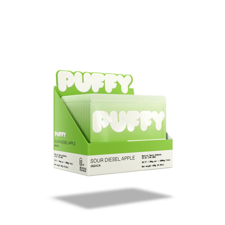 Puffy Live Resin THC 1,000mg Gummies 5ct Display