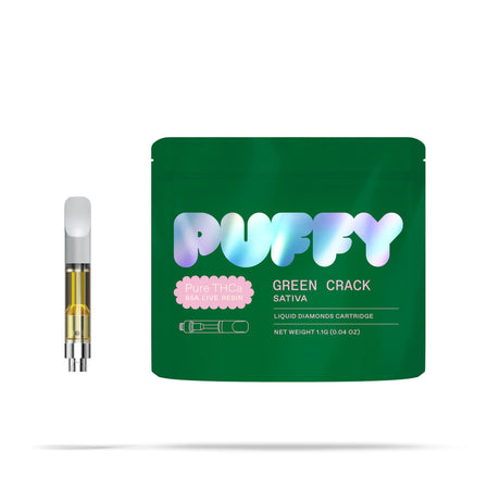 Puffy Pure 1.1g THCA Live Resin Cartridge 10ct Display