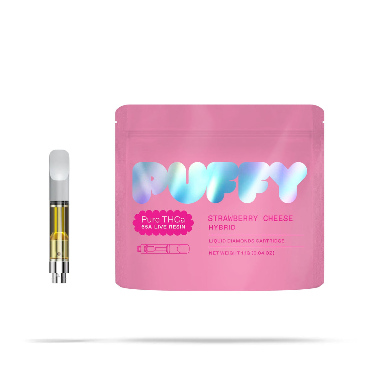 Puffy Pure 1.1g THCA Live Resin Cartridge 10ct Display