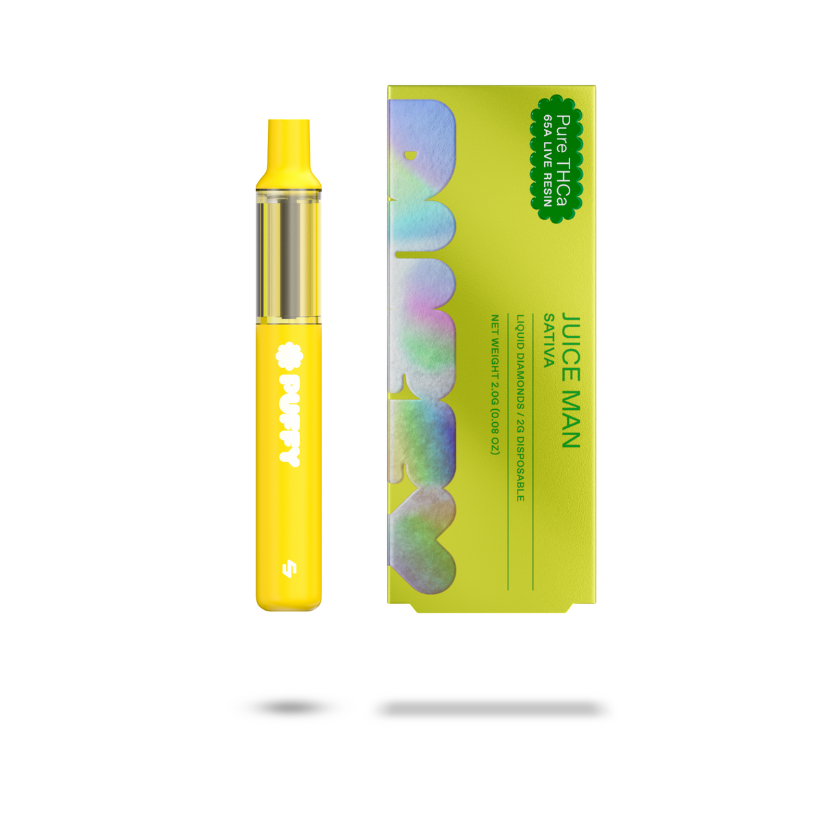Puffy 2g Pure THCa Live Resin Disposable 5ct Display