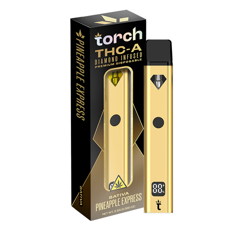 Torch 2.5g Diamond Infused THC-A Disposable 5ct Display