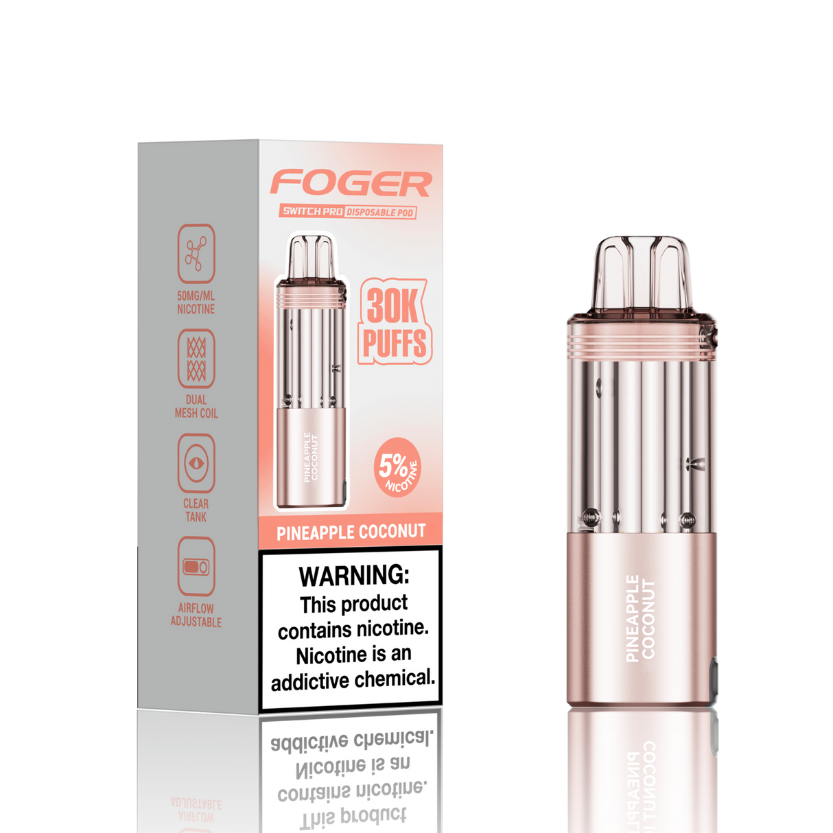 Foger Switch Pro 30K Disposable POD 5ct Display