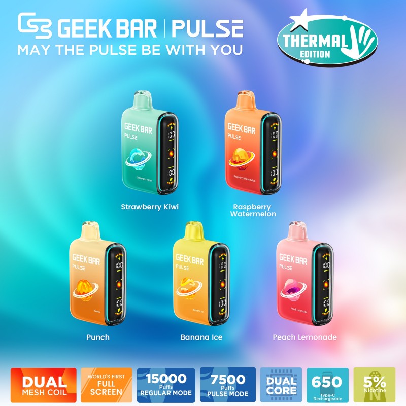 Geek Bar Pulse Disposable 5ct Display