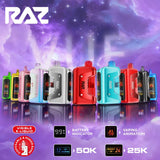 RAZ VUE 50K Disposable KIT with Powebank 5ct Display