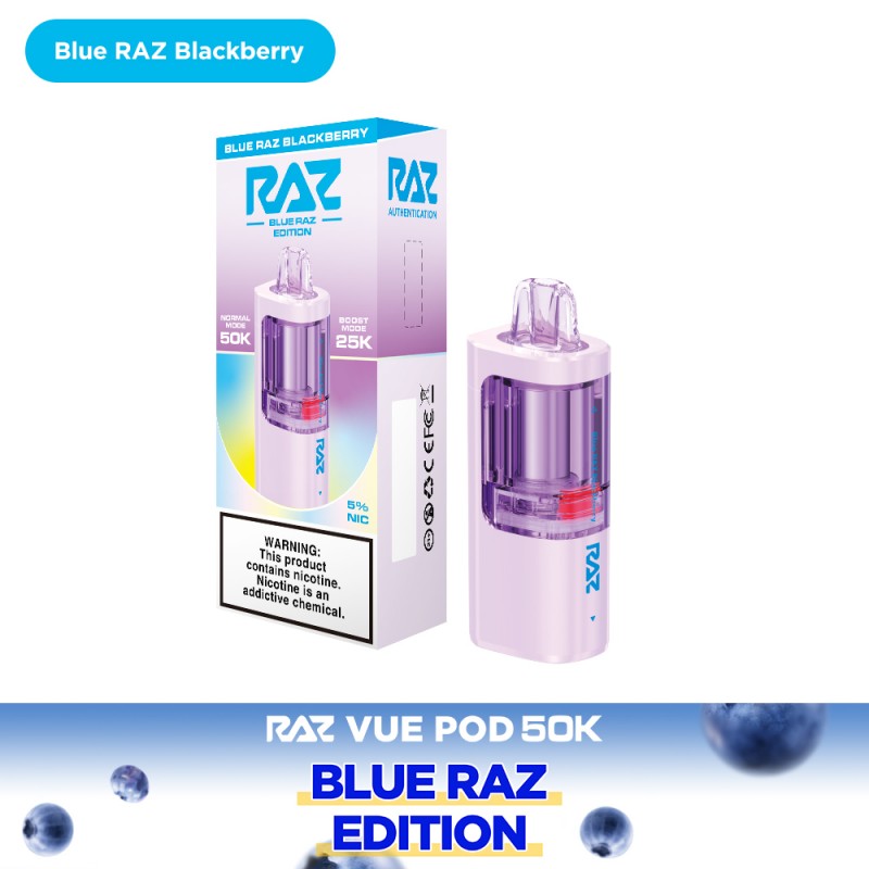 RAZ VUE 50K Disposable POD ONLY 5ct Display
