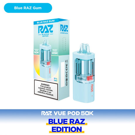 RAZ VUE 50K Disposable POD ONLY 5ct Display